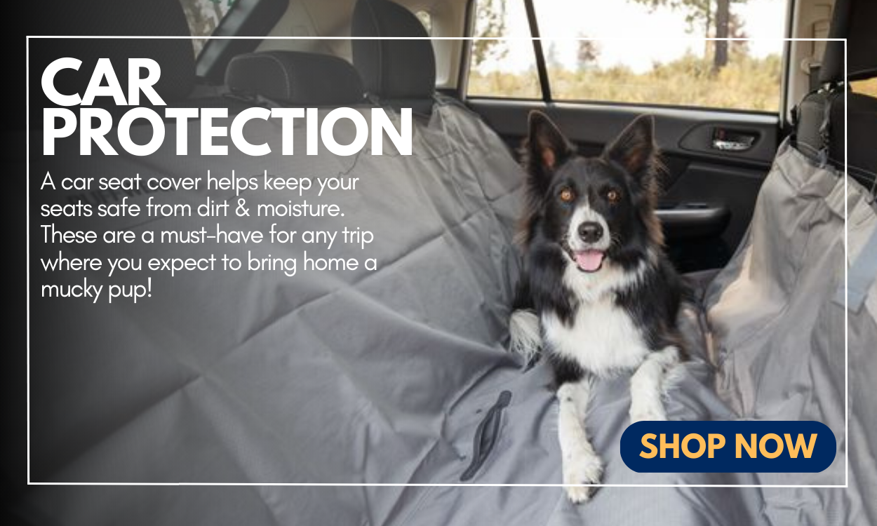 T N PROTECT A car seat cover helps seats safe from dirt n These are a must-have where you expect ol mucky pup! 